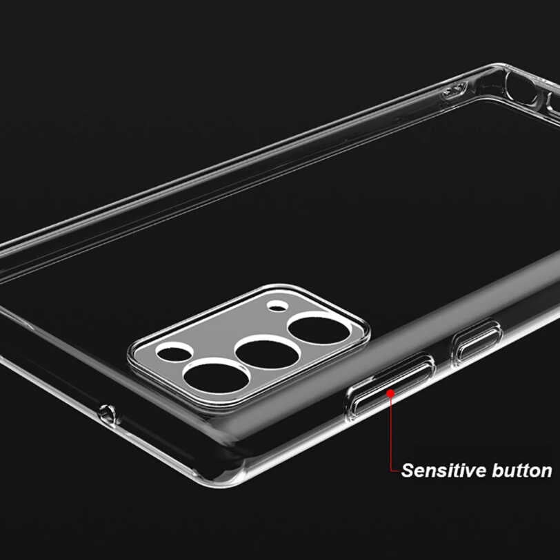 Galaxy Note 20 Kılıf Zore İmax Silikon Renksiz