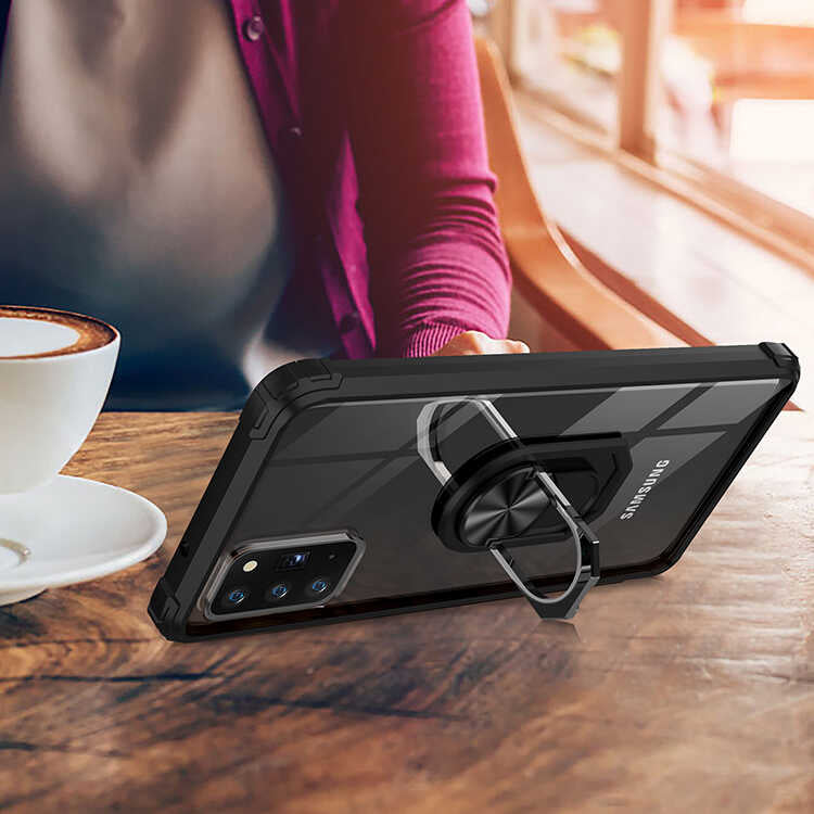 Galaxy Note 20 Kılıf Zore Mola Kapak Kırmızı