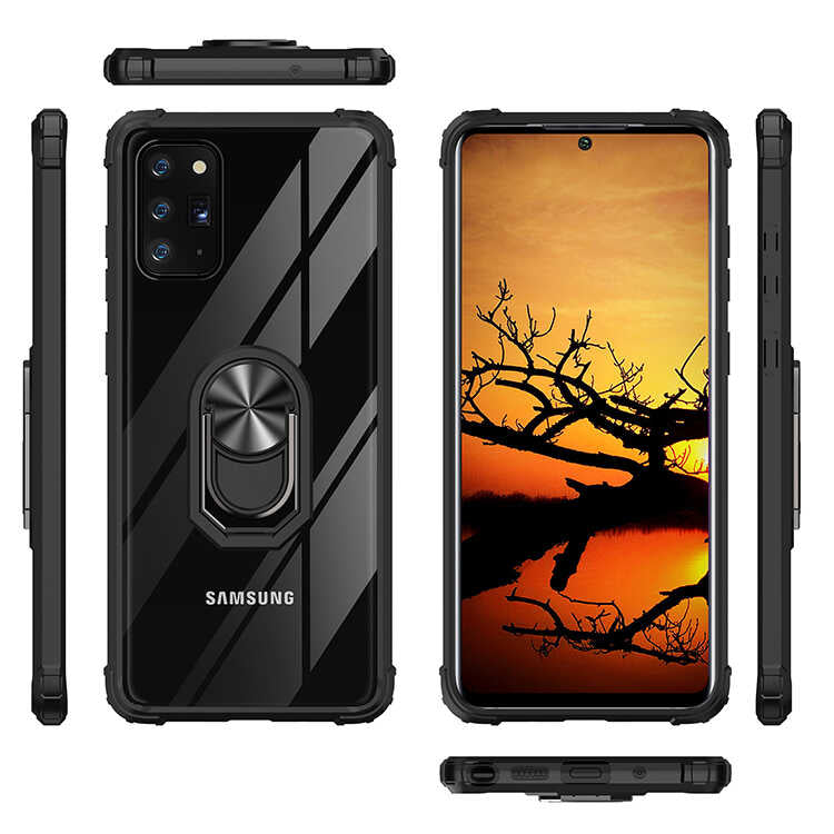 Galaxy Note 20 Kılıf Zore Mola Kapak Siyah