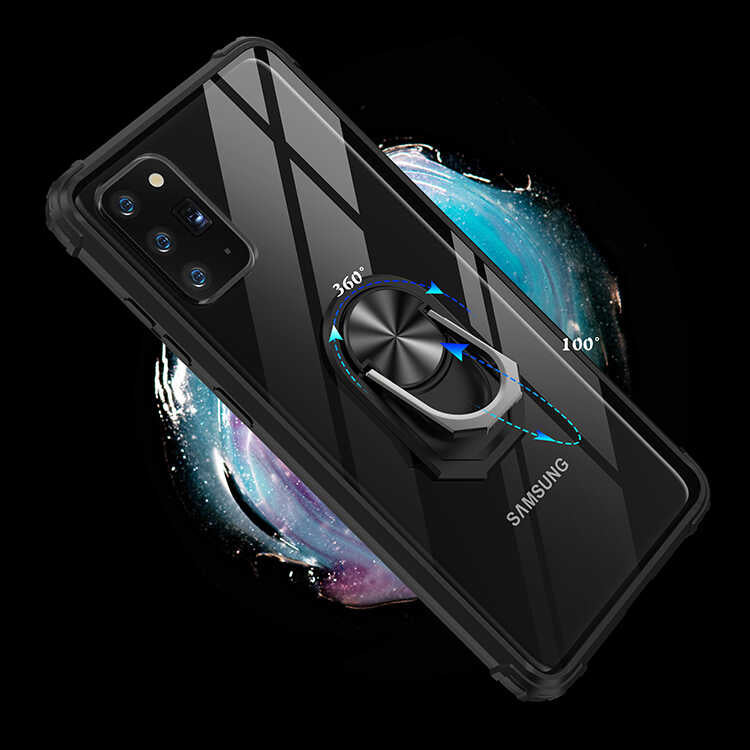 Galaxy Note 20 Kılıf Zore Mola Kapak Siyah