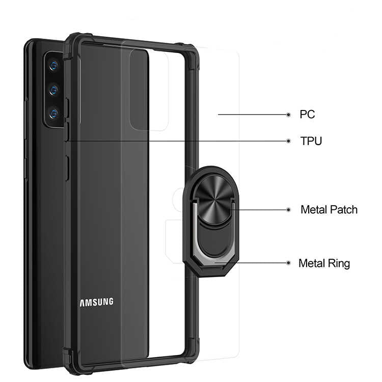 Galaxy Note 20 Kılıf Zore Mola Kapak Siyah
