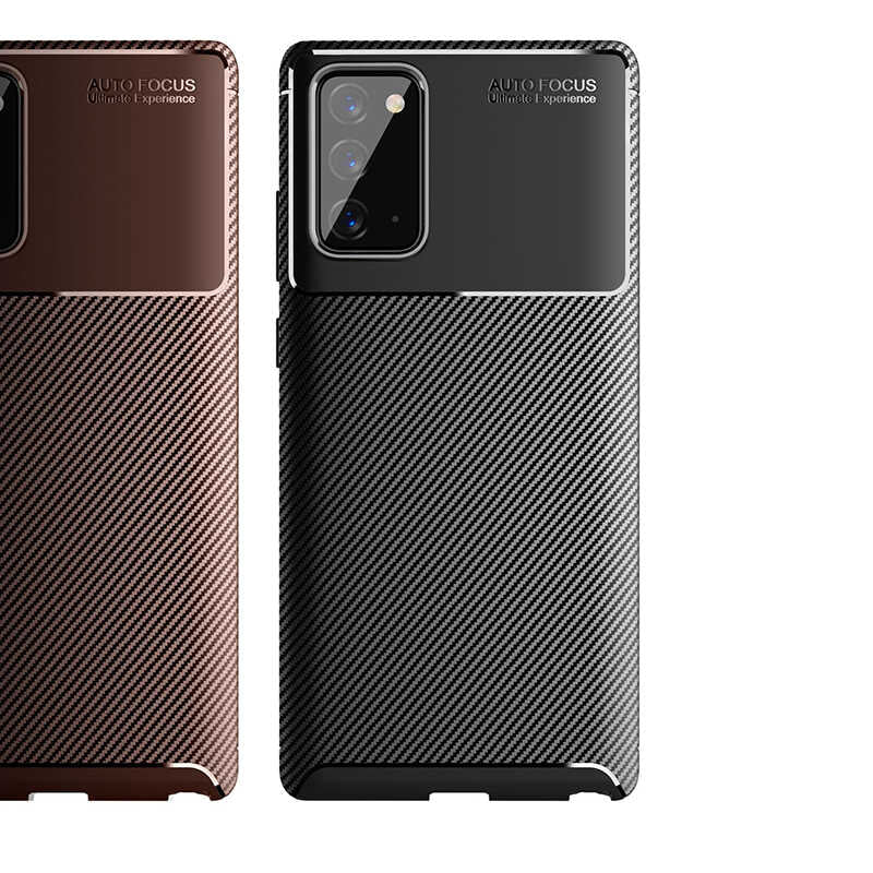 Galaxy Note 20 Kılıf Zore Negro Silikon Kapak Siyah