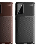 Galaxy Note 20 Kılıf Zore Negro Silikon Kapak Siyah