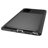 Galaxy Note 20 Kılıf Zore Negro Silikon Kapak Siyah