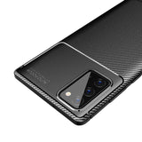 Galaxy Note 20 Kılıf Zore Negro Silikon Kapak Siyah