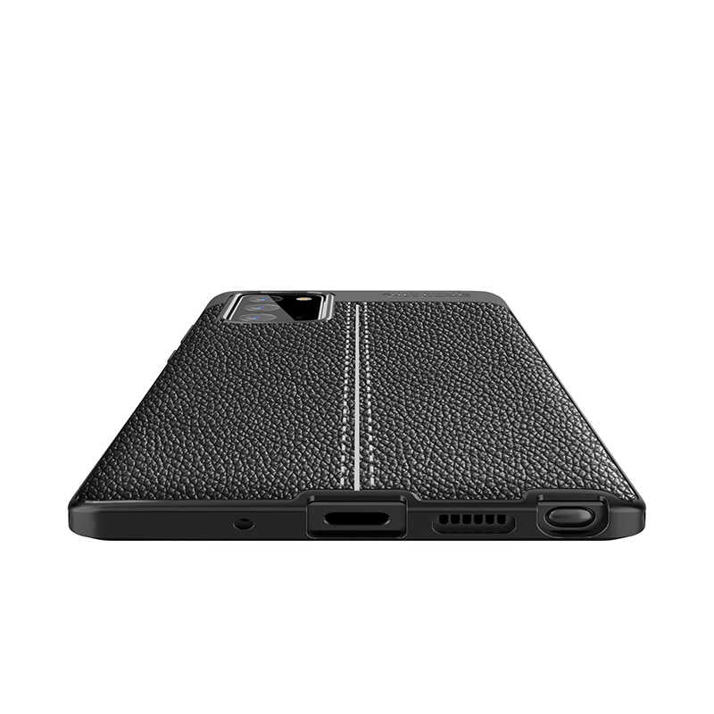 Galaxy Note 20 Kılıf Zore Niss Silikon Kapak Lacivert