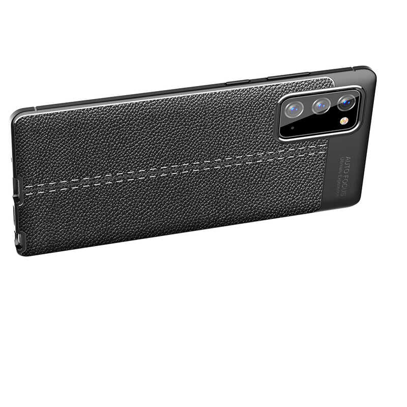 Galaxy Note 20 Kılıf Zore Niss Silikon Kapak Lacivert