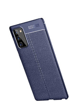 Galaxy Note 20 Kılıf Zore Niss Silikon Kapak Lacivert