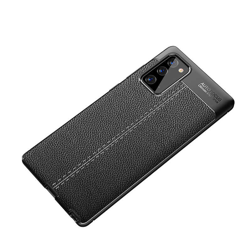 Galaxy Note 20 Kılıf Zore Niss Silikon Kapak Lacivert