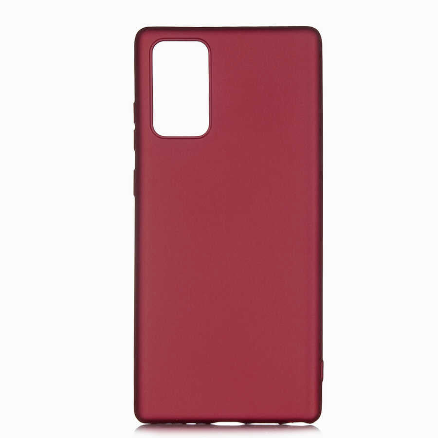 Galaxy Note 20 Kılıf Zore Premier Silikon Kapak Saks Mavi