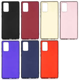 Galaxy Note 20 Kılıf Zore Premier Silikon Kapak Mürdüm