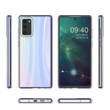 Galaxy Note 20 Kılıf Zore Süper Silikon Kapak Renksiz