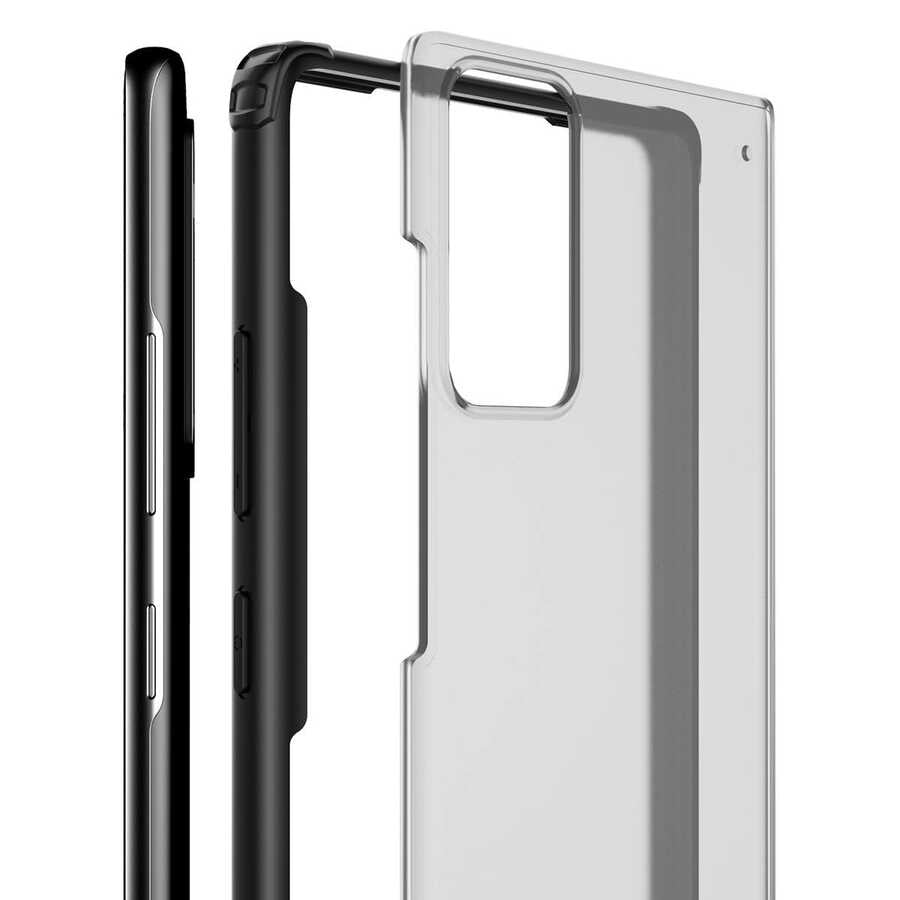 Galaxy Note 20 Kılıf Zore Volks Kapak Kırmızı