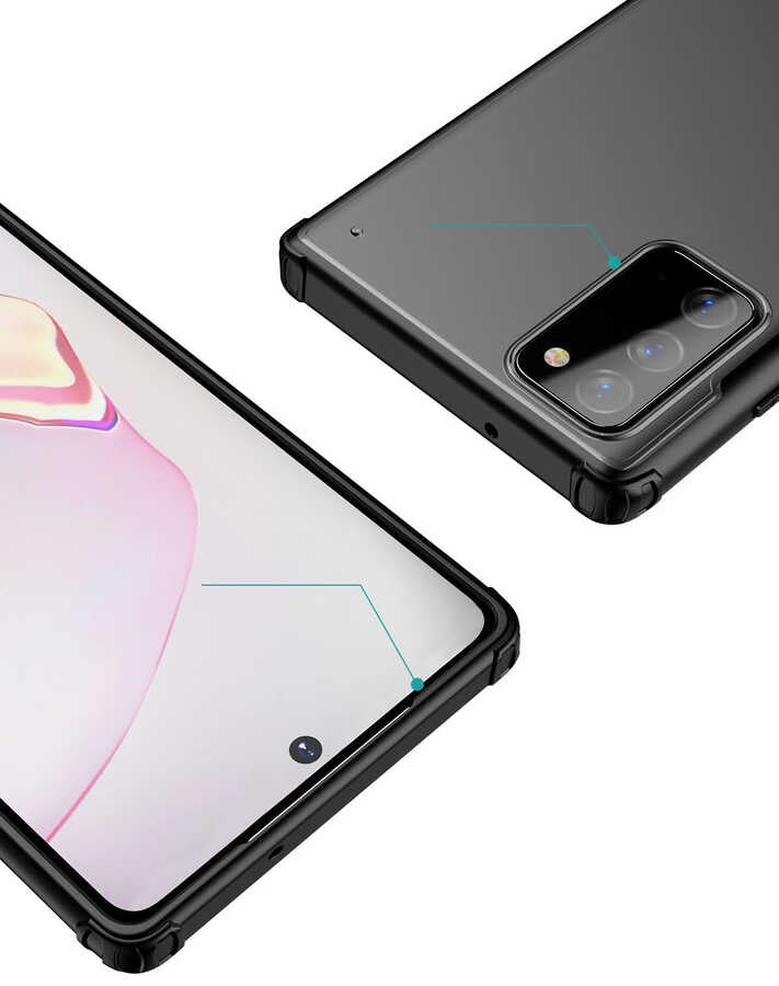Galaxy Note 20 Kılıf Zore Volks Kapak Koyu Yeşil