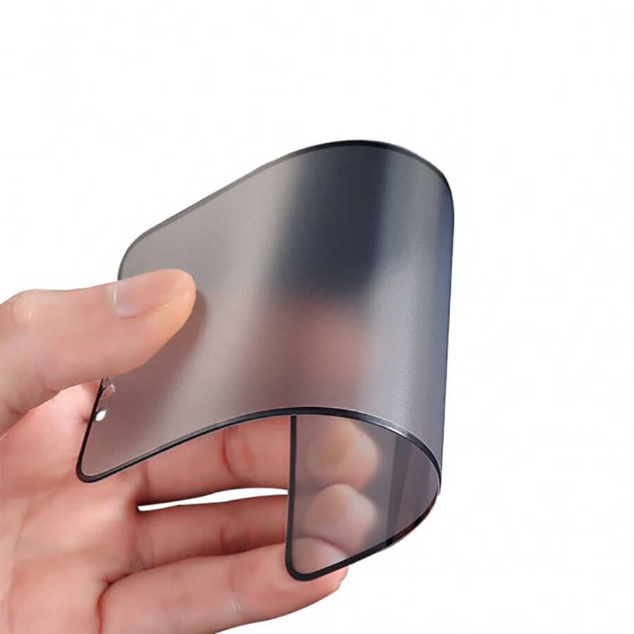 Galaxy Note 20 Ultra Hayalet Ekran Koruyucu Davin Privacy Mat Seramik Ekran Filmi Siyah
