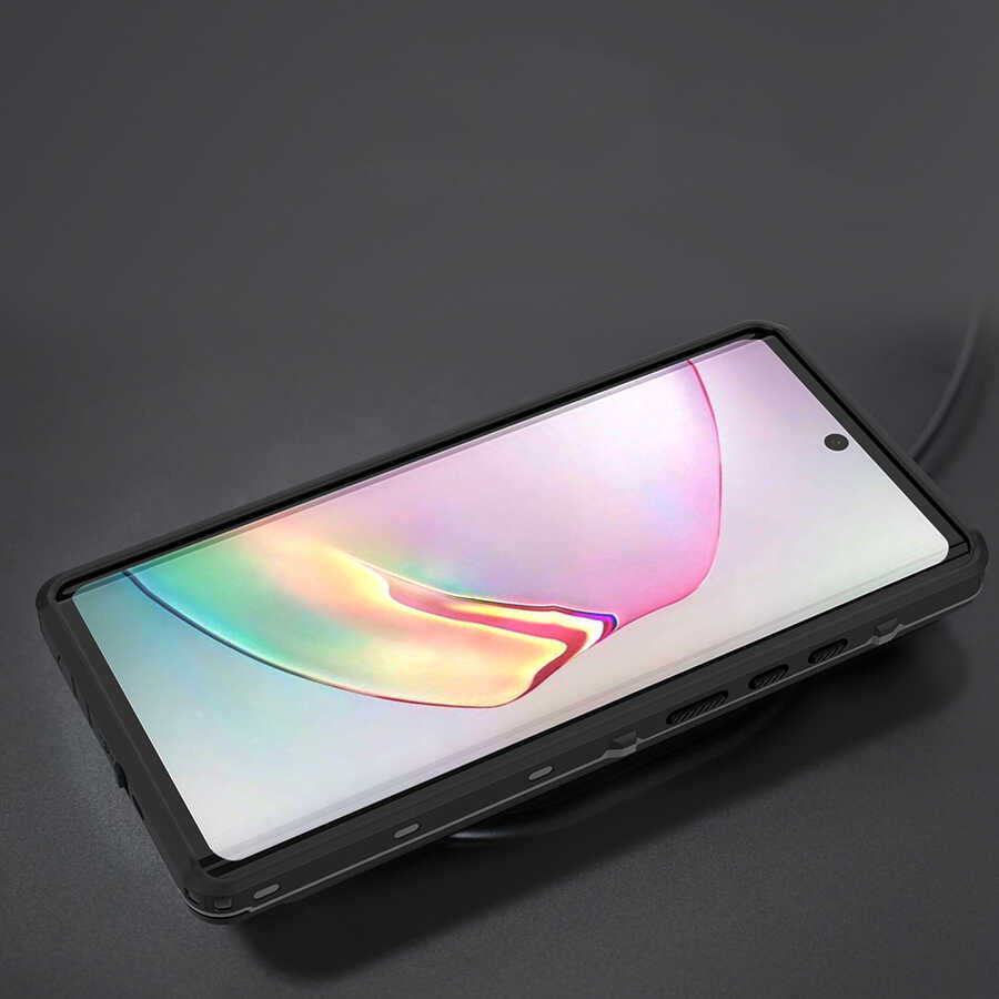 Galaxy Note 20 Ultra Kılıf 1-1 Su Geçirmez Kılıf Siyah