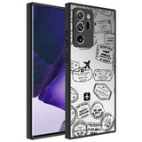 Galaxy Note 20 Ultra Kılıf Aynalı Desenli Kamera Korumalı Parlak Zore Mirror Kapak Ayna