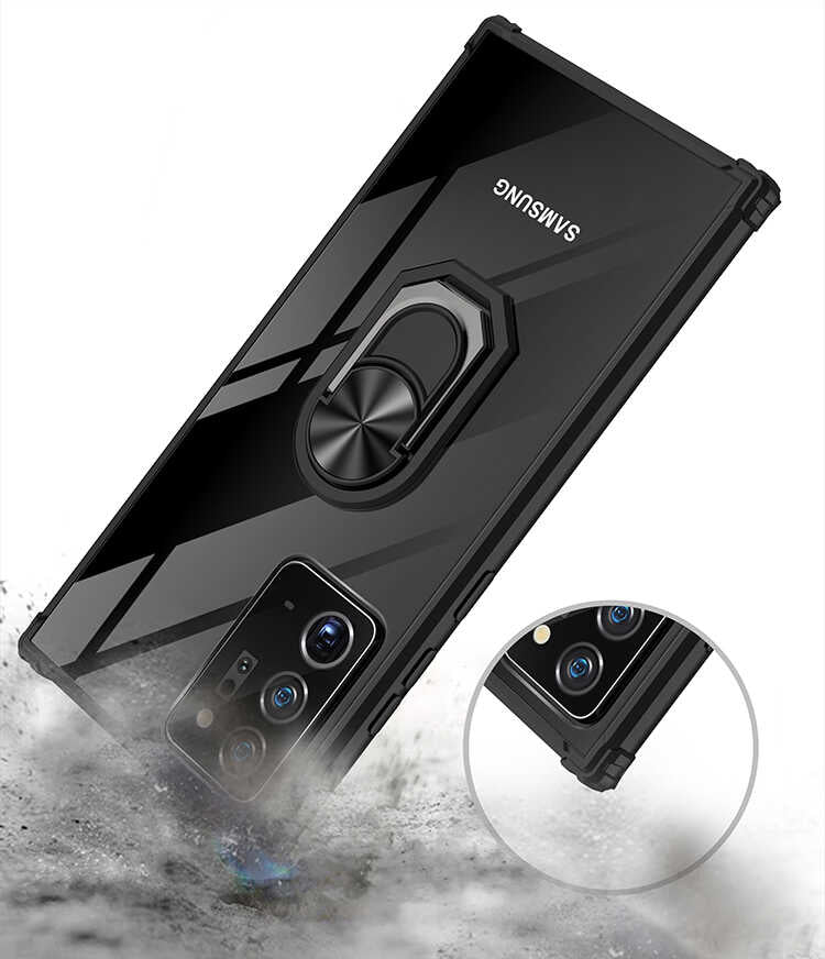 Galaxy Note 20 Ultra Kılıf Zore Mola Kapak Siyah