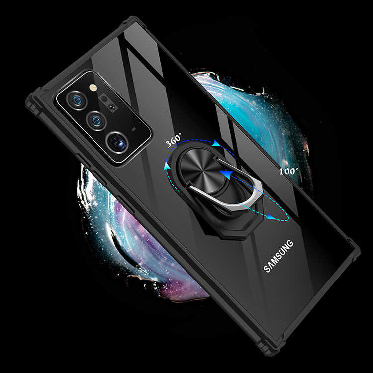 Galaxy Note 20 Ultra Kılıf Zore Mola Kapak Siyah