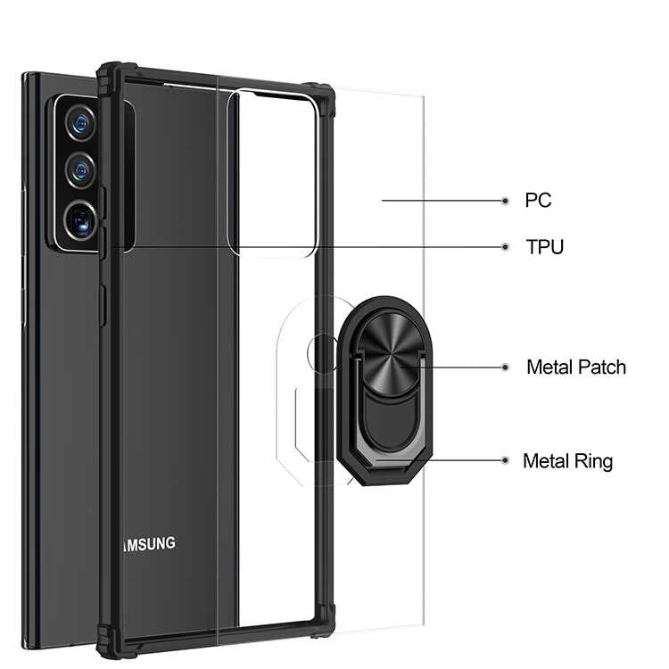 Galaxy Note 20 Ultra Kılıf Zore Mola Kapak Siyah