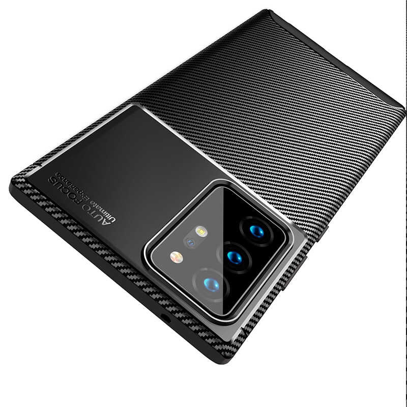 Galaxy Note 20 Ultra Kılıf Zore Negro Silikon Kapak Lacivert