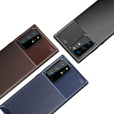 Galaxy Note 20 Ultra Kılıf Zore Negro Silikon Kapak Lacivert