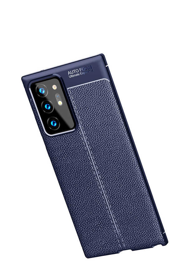 Galaxy Note 20 Ultra Kılıf Zore Niss Silikon Kapak Lacivert