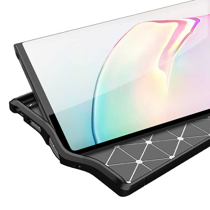 Galaxy Note 20 Ultra Kılıf Zore Niss Silikon Kapak Siyah
