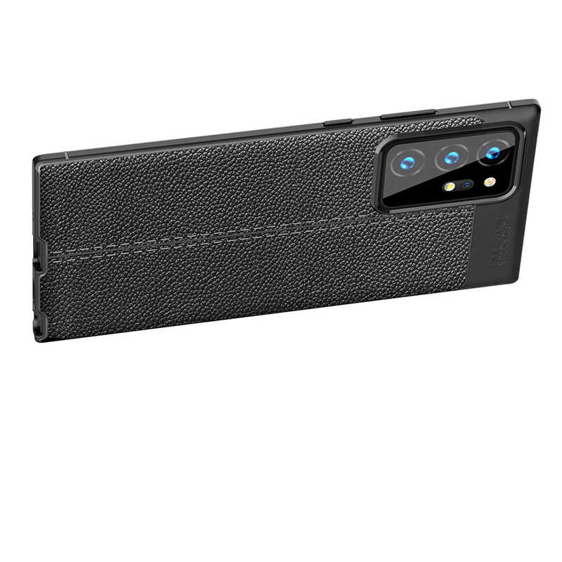 Galaxy Note 20 Ultra Kılıf Zore Niss Silikon Kapak Siyah