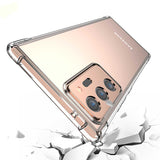 Galaxy Note 20 Ultra Kılıf Zore Nitro Anti Shock Silikon Renksiz