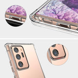 Galaxy Note 20 Ultra Kılıf Zore Nitro Anti Shock Silikon Renksiz