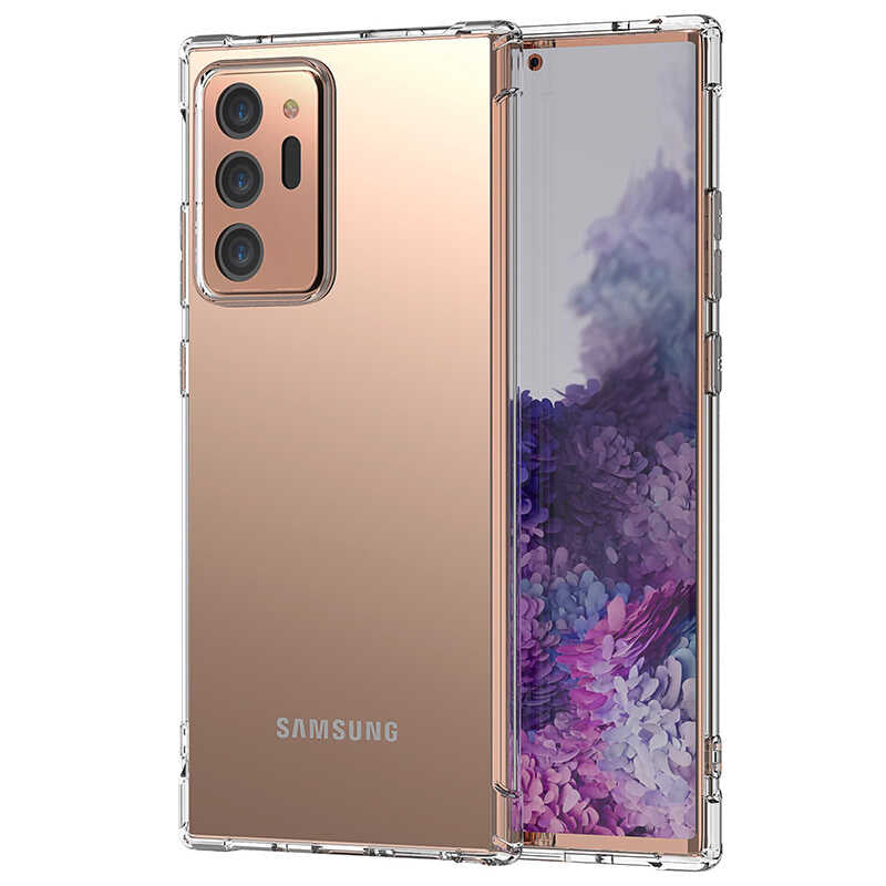 Galaxy Note 20 Ultra Kılıf Zore Nitro Anti Shock Silikon Renksiz