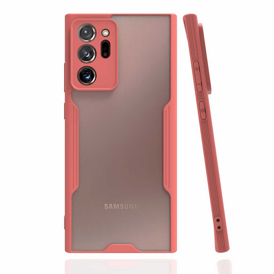 Galaxy Note 20 Ultra Kılıf Zore Parfe Kapak Pembe