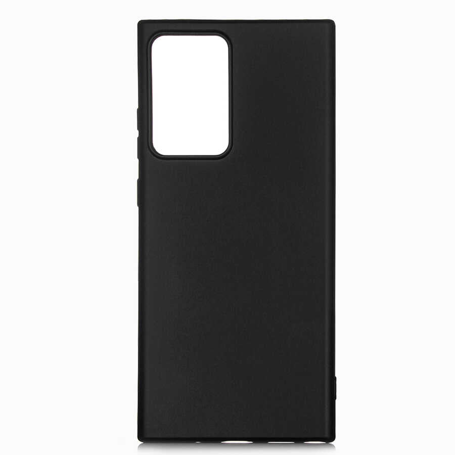Galaxy Note 20 Ultra Kılıf Zore Premier Silikon Kapak Siyah