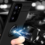 Galaxy Note 20 Ultra Kılıf Zore Ravel Silikon Kapak Siyah-Rose Gold