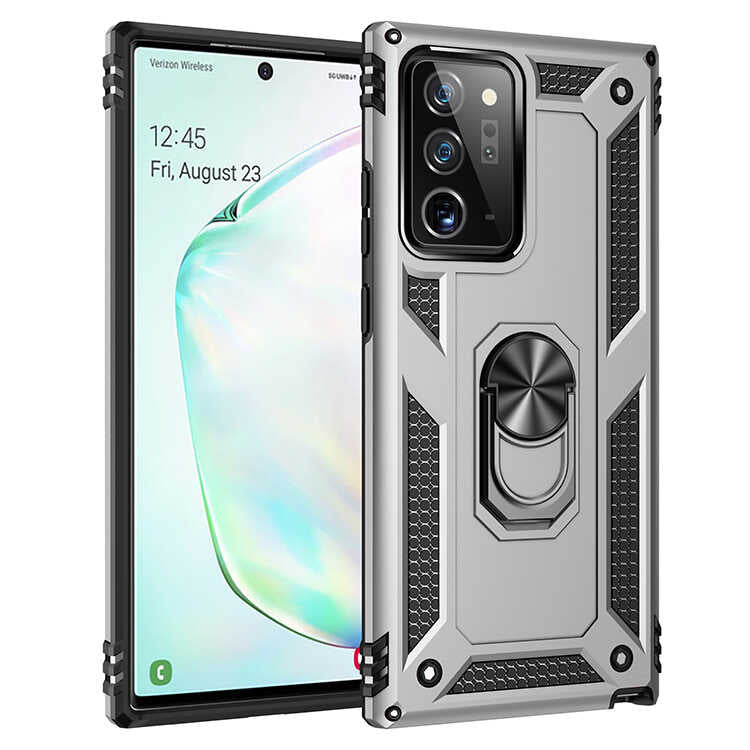 Galaxy Note 20 Ultra Kılıf Zore Vega Kapak Kırmızı