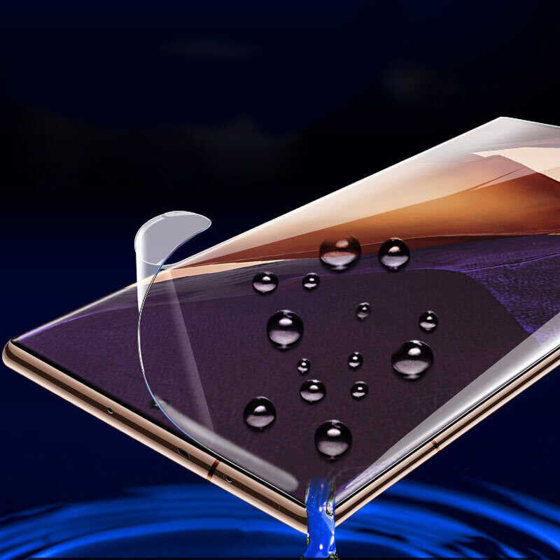Galaxy Note 20 Zore Süper Pet Ekran Koruyucu Jelatin Siyah