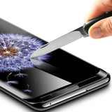 Galaxy Note 8 Zore Kavisli Full Yapışkanlı Cam Ekran Koruyucu Siyah