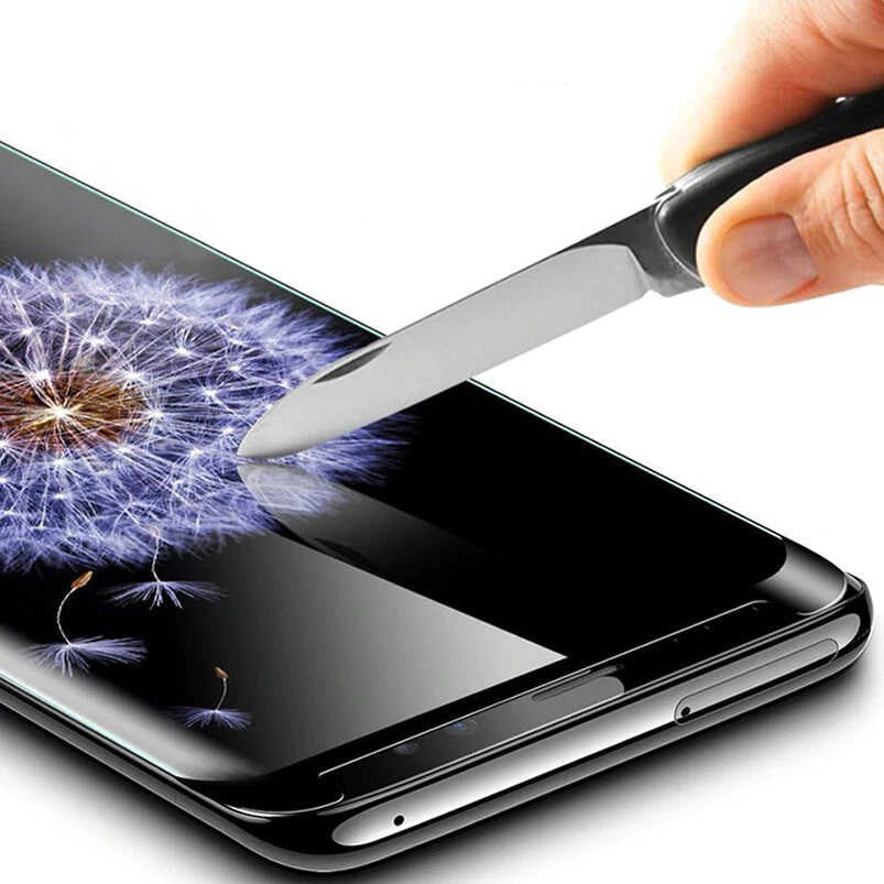 Galaxy Note 8 Zore Kavisli Full Yapışkanlı Cam Ekran Koruyucu Siyah