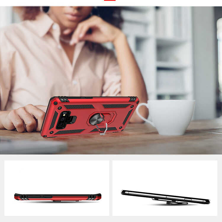 Galaxy Note 9 Kılıf Zore Vega Kapak Gold