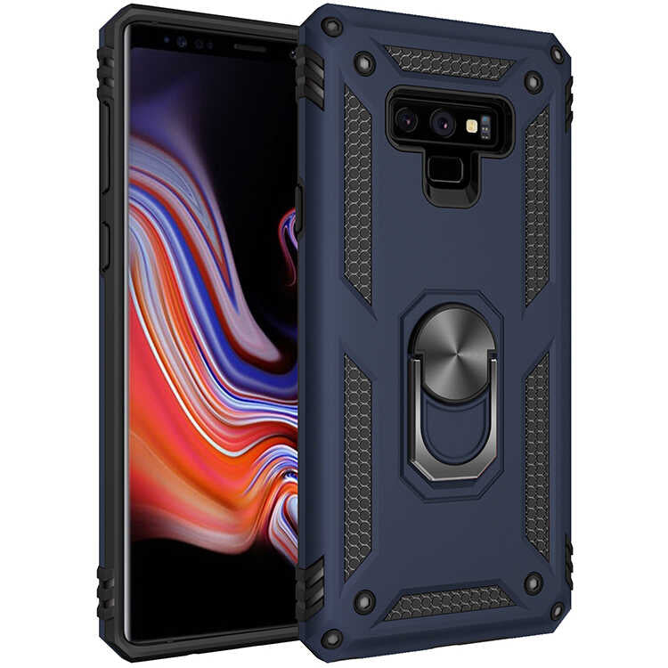 Galaxy Note 9 Kılıf Zore Vega Kapak Mavi