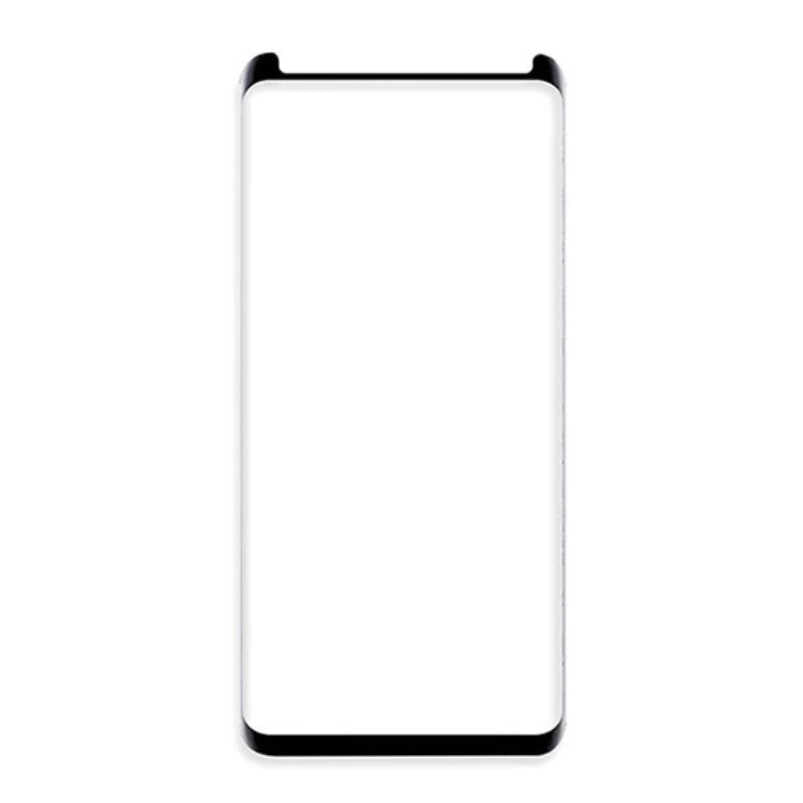 Galaxy Note 9 Zore Kavisli Full Yapışkanlı Cam Ekran Koruyucu Siyah