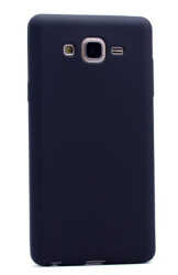 Galaxy On7 Kılıf Zore Premier Silikon Kapak Lacivert