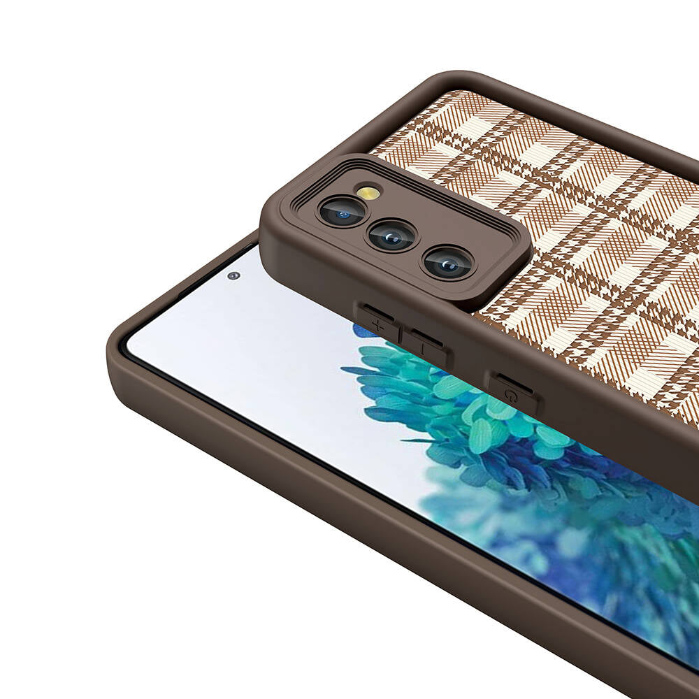 Galaxy S20 FE Kılıf Kamera Korumalı Baskılı Arka Yüzey Zore Klas Kapak Siyah