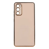 Galaxy S20 FE Kılıf Zore Bark Kapak Rose Gold