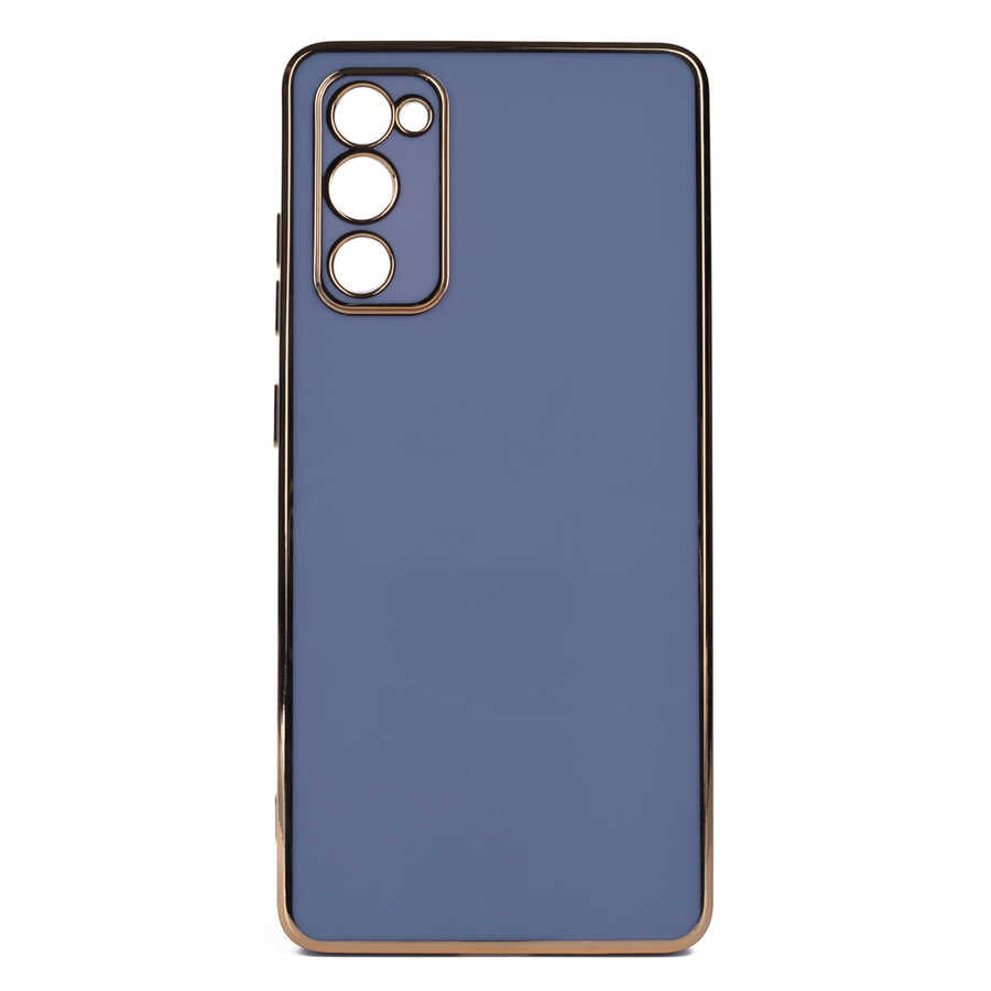 Galaxy S20 FE Kılıf Zore Bark Kapak Mavi Açık