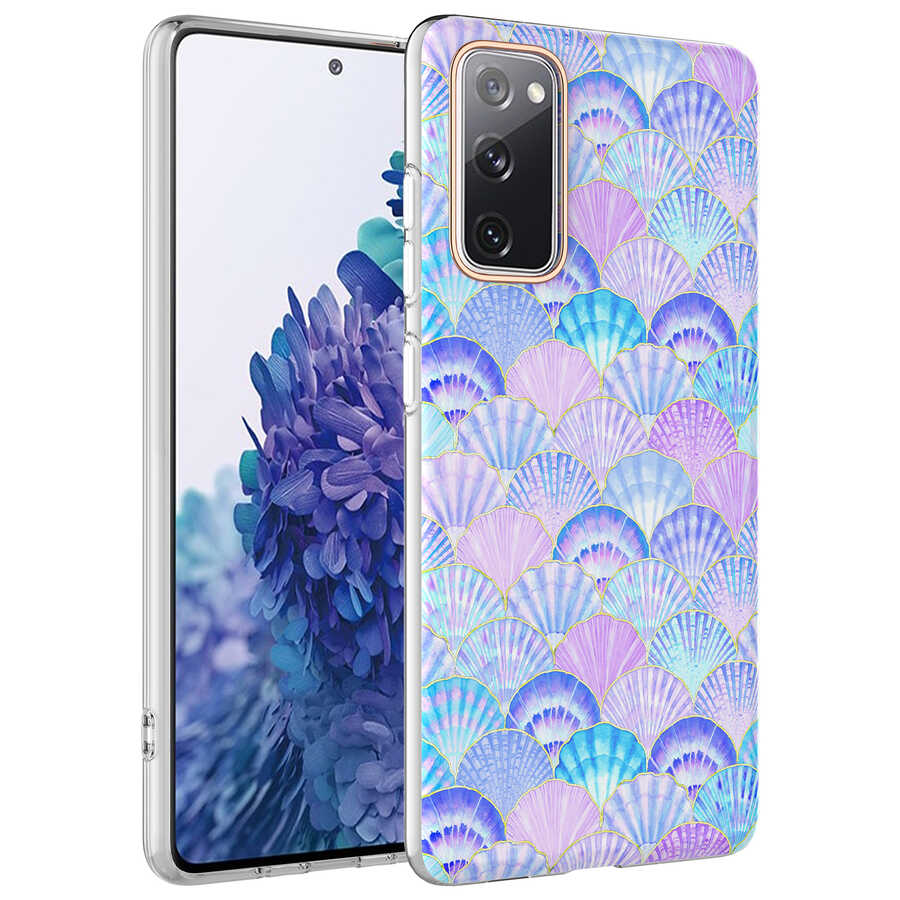 Galaxy S20 FE Kılıf Zore Bella Kapak Lila