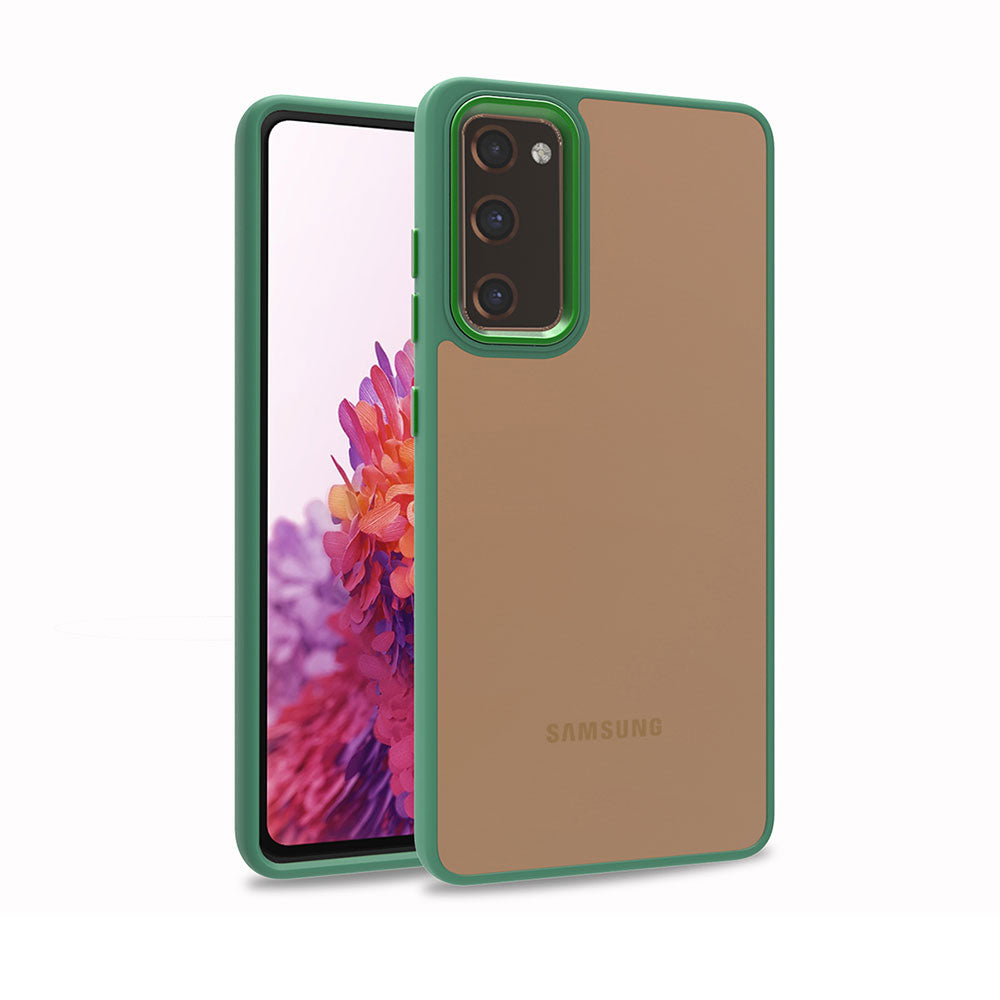 Galaxy S20 FE Kılıf Zore Flora Kapak Mavi