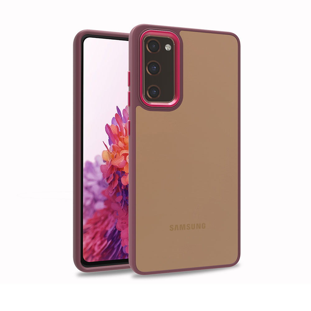 Galaxy S20 FE Kılıf Zore Flora Kapak Kırmızı