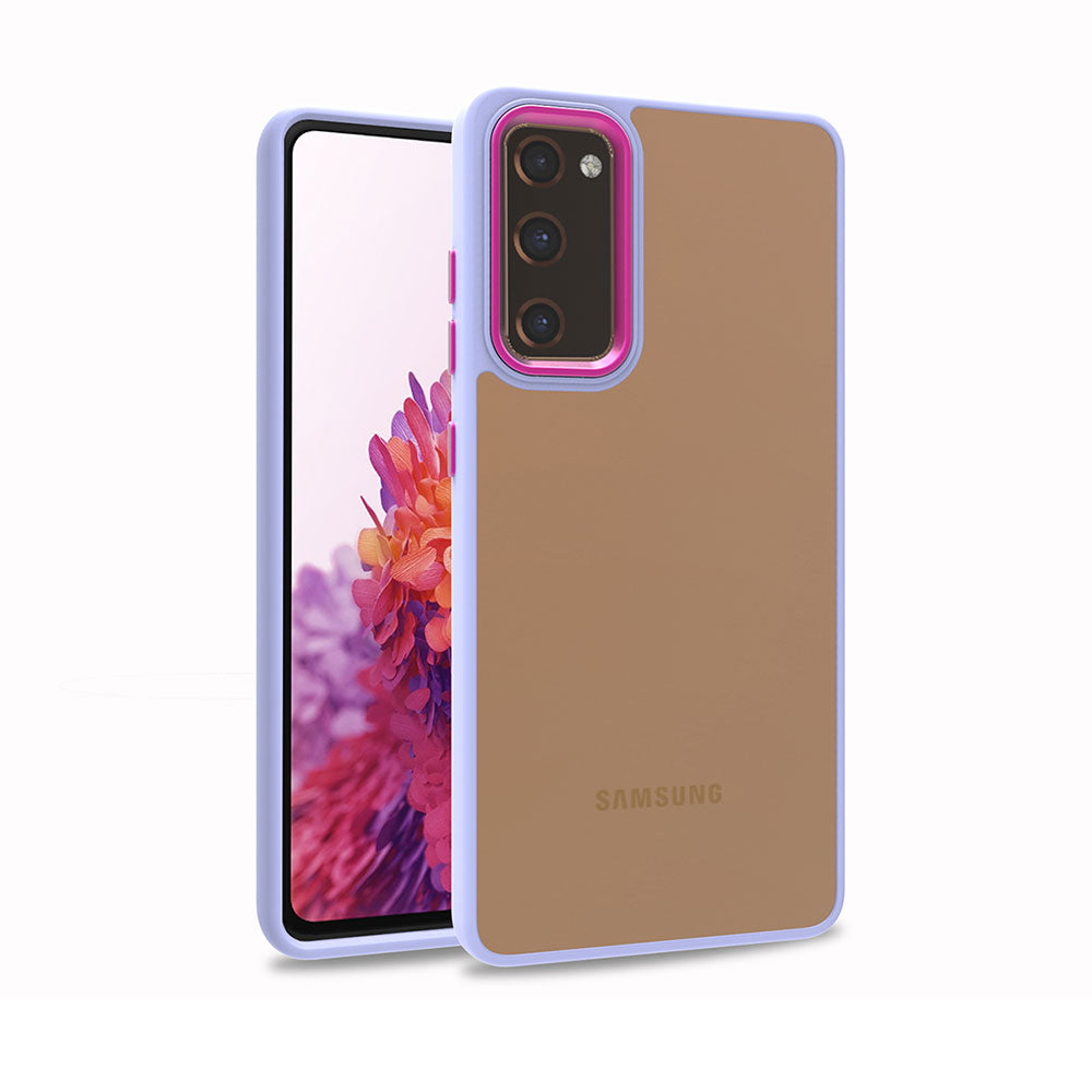Galaxy S20 FE Kılıf Zore Flora Kapak Lila